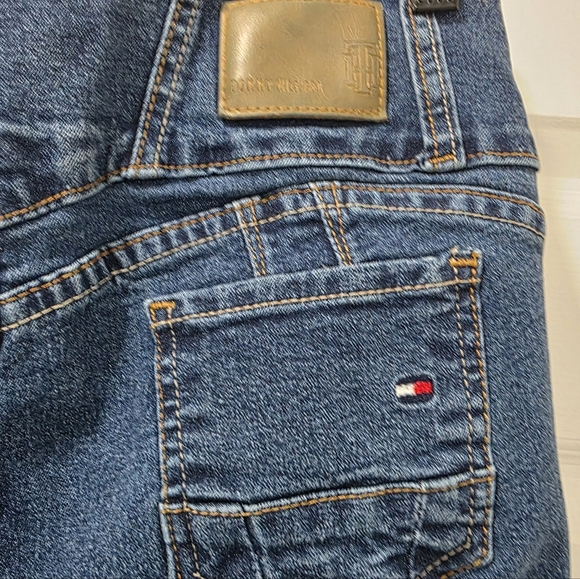 Vintage Tommy Hilfiger Y2K High Waist Button Fly Jeans Dark Wash | Waist 29” - Picture 7 of 7